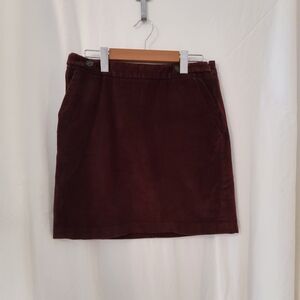 Corduroy Mini Skirt, Banana Republic, size 0